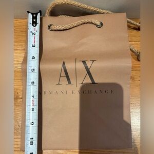 New Armani Exchange shopping bag. Approx measurements as pictured